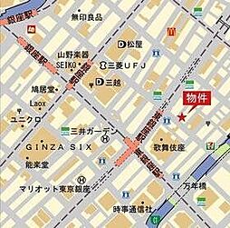 東京メトロ日比谷線 東銀座駅 徒歩1分
