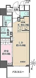 ザ・パークハウス麹町三丁目 1LDKの間取図画像