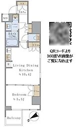 BrilliaistSENDAGAYA 1LDKの間取図画像
