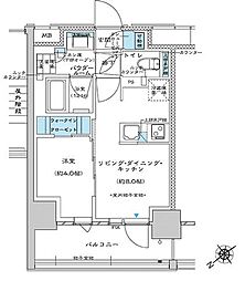 PREMIST板橋 1LDKの間取図画像