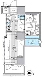 ランドステージ両国 1Kの間取図画像