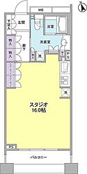 パークフラッツ銀座イースト ワンルームの間取図画像