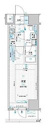 MAINSTAGE入谷4 1Kの間取図画像