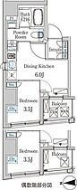 東京都中央区湊１丁目（賃貸マンション1DK・10階・25.54㎡） その2