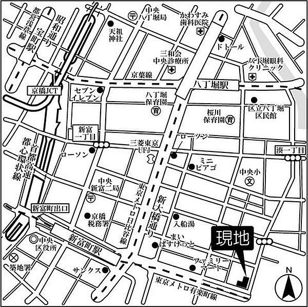 東京都中央区湊３丁目(賃貸マンション1LDK・4階・51.33㎡)の写真 その12