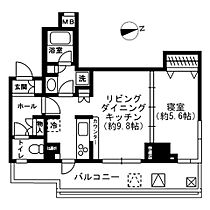 東京都新宿区荒木町（賃貸マンション1LDK・9階・38.66㎡） その2