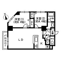 東京都台東区台東２丁目（賃貸マンション2LDK・2階・59.57㎡） その2