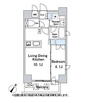 東京都台東区上野７丁目（賃貸マンション1LDK・2階・33.46㎡） その2