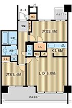 東京都文京区白山２丁目（賃貸マンション2LDK・2階・78.41㎡） その2