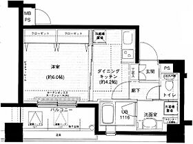 東京都台東区東上野４丁目（賃貸マンション1DK・6階・30.50㎡） その2