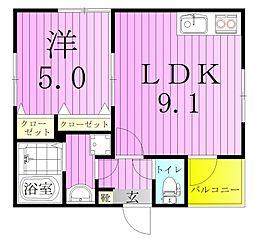 サン・フローラ 2階/-