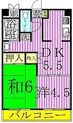 プラザホワイトB 2階