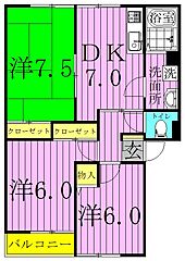 物件の間取り