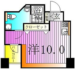 アイフォート千住曙町 ワンルームの間取図画像