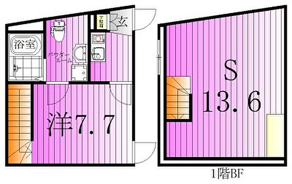 COCOCUBE北千住II 101｜東京都足立区千住宮元町(賃貸マンション1SK・1階・44.32㎡)の写真 その2