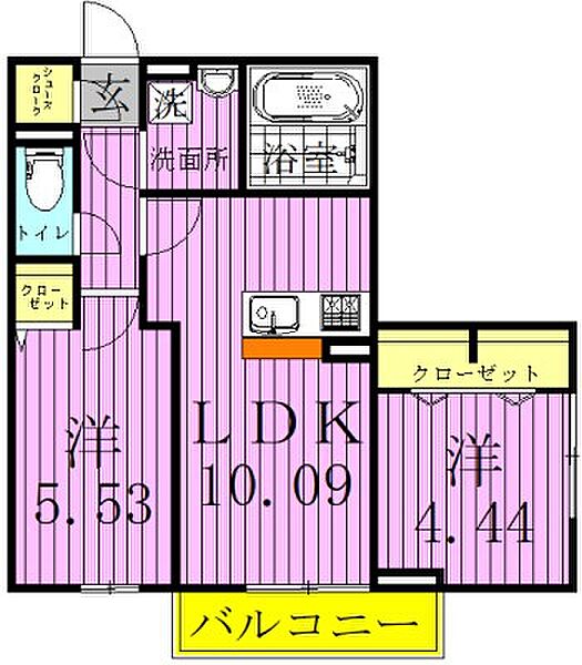 Miwastage2 201｜東京都足立区加賀２丁目(賃貸アパート2LDK・2階・46.86㎡)の写真 その2