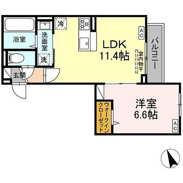 アリエム 302｜東京都足立区六月２丁目(賃貸アパート1LDK・3階・40.94㎡)の写真 その2