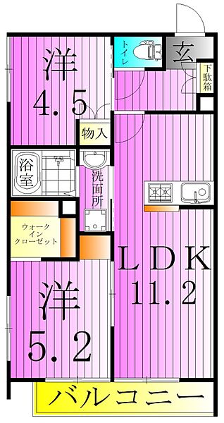 （仮称）足立区一ツ家1丁目計画 105｜東京都足立区一ツ家１丁目(賃貸アパート2LDK・1階・47.20㎡)の写真 その2