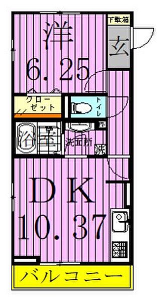 ソレイユ 305｜東京都足立区江北４丁目(賃貸アパート1LDK・3階・41.95㎡)の写真 その2