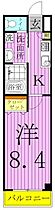 フラワーヒルズ 303 ｜ 東京都足立区南花畑３丁目3-16（賃貸マンション1K・3階・25.03㎡） その2