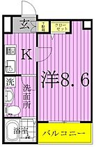 グランドエグザ親水公園1 503 ｜ 東京都足立区舎人５丁目29-20（賃貸マンション1K・5階・25.36㎡） その2