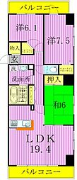 間取図画像 3LDK