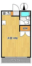 アークトップ西新井 ワンルームの間取図画像