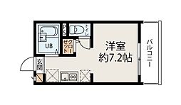 コンフォートレジデンス西新井 ワンルームの間取図画像