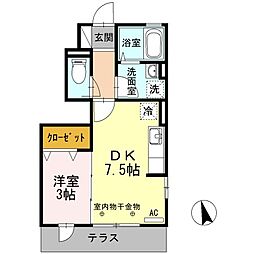リッツハウスV 1階/-
