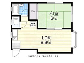 東京都調布市菊野台２丁目（賃貸アパート1LDK・1階・33.41㎡） その2