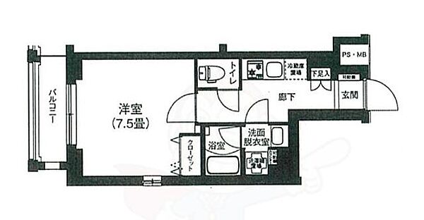 ルフレプレミアム上北沢 ｜東京都世田谷区上北沢４丁目(賃貸マンション1K・4階・26.22㎡)の写真 その2