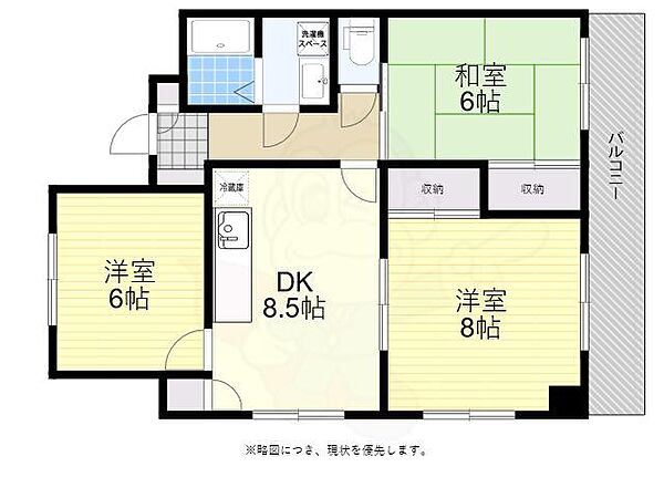 ファミールYK ｜東京都調布市東つつじケ丘１丁目(賃貸マンション3DK・9階・60.12㎡)の写真 その2