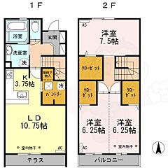 物件の間取り