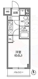 ガーラプレイス八幡山壱番館 1Kの間取図画像