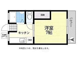 麻生ハイツ 1階/-