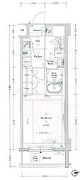 ARKMARK上北沢 1Kの間取図画像