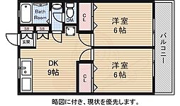 パレスのばら 2階/-