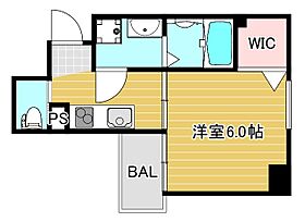 ヘリテージュ夕陽丘  ｜ 大阪府大阪市浪速区下寺２丁目6-20（賃貸マンション1K・6階・21.93㎡） その2