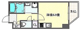 スワンズ難波パークビュー  ｜ 大阪府大阪市浪速区元町３丁目13-16（賃貸マンション1R・8階・21.86㎡） その2