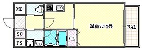 フレンシアノイエ難波南  ｜ 大阪府大阪市浪速区大国３丁目2-21（賃貸マンション1K・10階・25.73㎡） その2