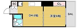 高砂マンション（レディースマンション）  ｜ 大阪府大阪市西区北堀江２丁目8-3（賃貸マンション1DK・2階・28.95㎡） その2