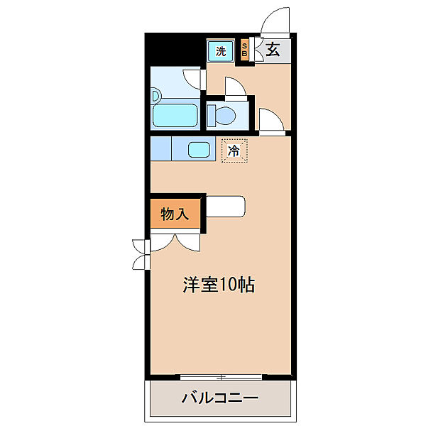 幸町アヴェニュー ｜宮城県仙台市宮城野区幸町２丁目(賃貸マンション1R・1階・29.40㎡)の写真 その2