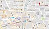 地図：仙台駅徒歩７分の立地です。
