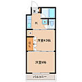イーグルハイツ1高松1階4.3万円