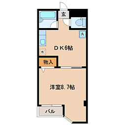 ロイヤルスマンション 1DKの間取図画像