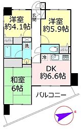 間取図画像 3DK