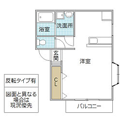 間取図画像 ワンルーム