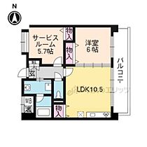 京都府京都市上京区石薬師通中筋東入大猪熊町（賃貸マンション2LDK・2階・53.96㎡） その2