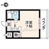 ミストラルアベニュー 305 ｜ 京都府京都市左京区上高野山ノ橋町（賃貸マンション1K・3階・22.21㎡） その2