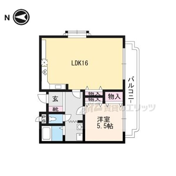 洛北アーバンコート 102｜京都府京都市左京区岩倉忠在地町(賃貸マンション1LDK・1階・48.36㎡)の写真 その2